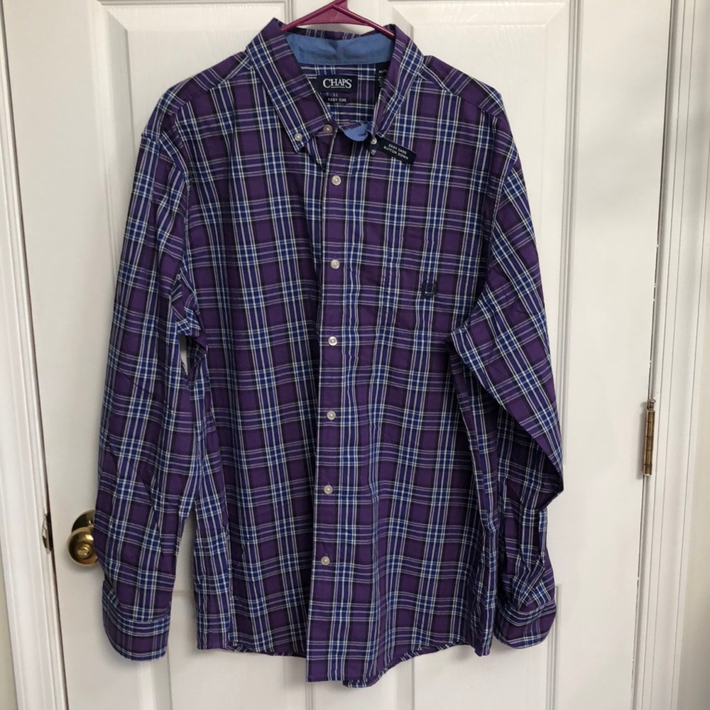 Chaps Dress Shirt Easy Care size XL NWT